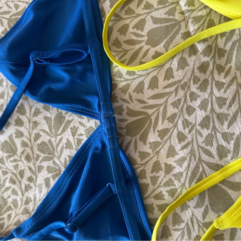 Parade 2 Triangle Bikini Tops I EcoSplash Swim - Picture 5 of 6